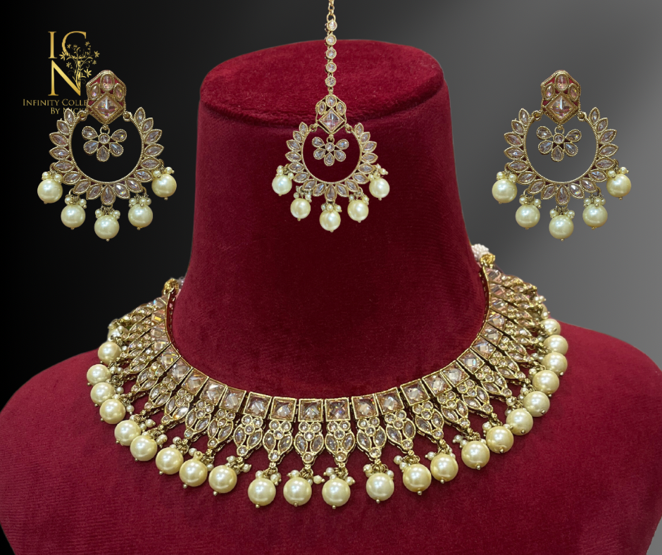 Antique Polki necklace set
