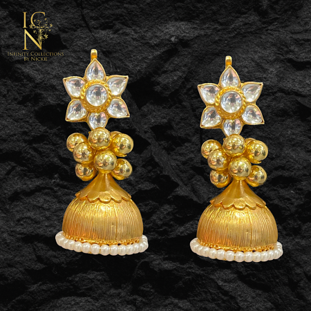 Jadau Kundan Jhumki