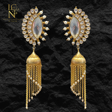 Designer Kundan Jhumki