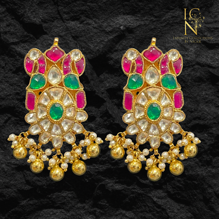 Pacchi Kundan Studs
