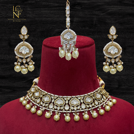 Victorian Kundan Necklace Set