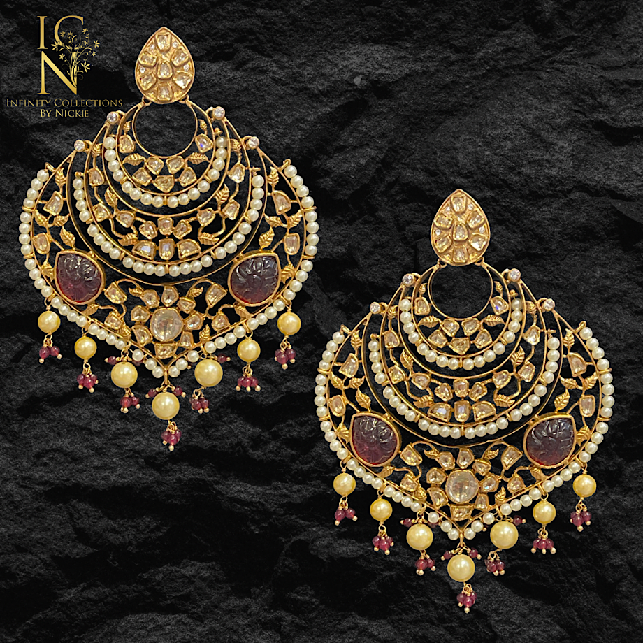 Pacchi Kundan Chandbali