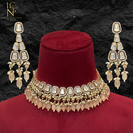 Polki Kundan necklace set