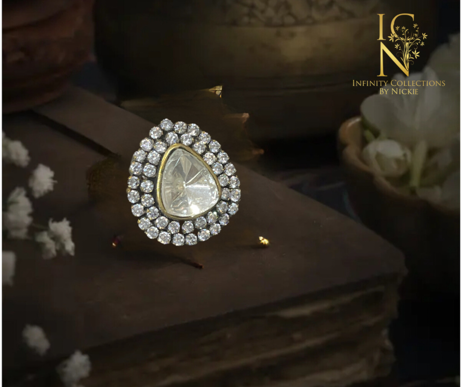 Victorian Kundan ring