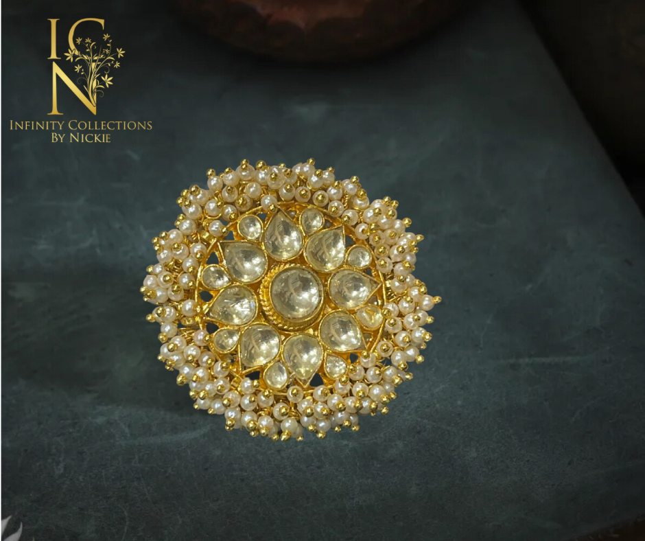 Pacchi Kundan Ring