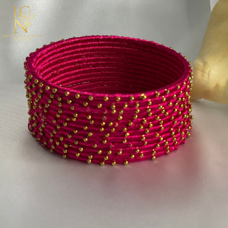 Rani Pink Thread Bangles