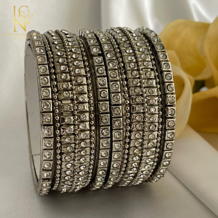 Silver  Stack Bangles
