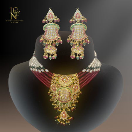 Mughal Heritage Inspired Necklace set