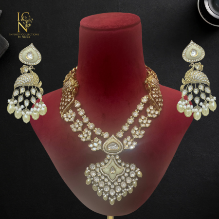 Moissanite Kundan Haar