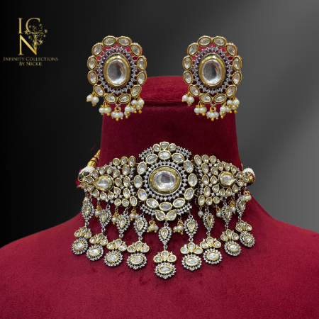 Victorian Kundan choker set