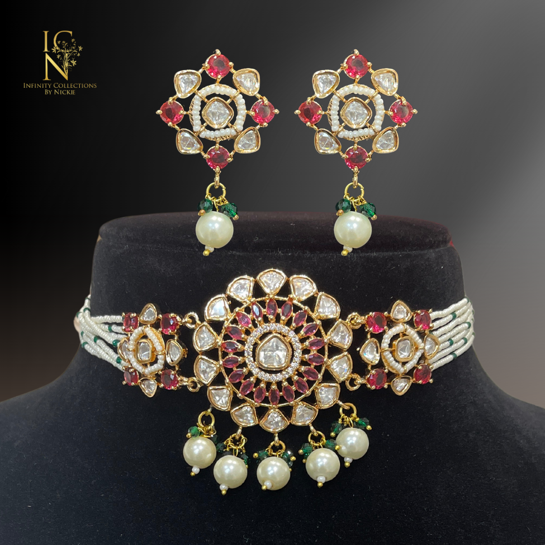Kundan choker set